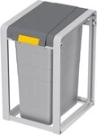Hailo M&uuml;lltrennsystem ProfiLine &Ouml;ko XL, 38 Liter, grau, Kunststoff...