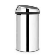 Brabantia M&uuml;lleimer Touch Bin Brilliant Steel 60 L
