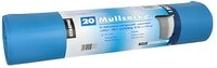 PAPSTAR M&uuml;llbeutel M&uuml;lls&auml;cke, LDPE 120 l 110 cm x 70 cm blau 43 my 200 Stk