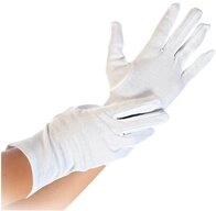 Franz Mensch Baumwollhandschuhe 12er Baumwollhandschuhe Blanc wei&szlig; Gr. 10/XL mit