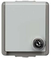 SIEMENS Steckdose Siemens Schalterprogramm Schutzkontakt-Steckdose Delta Grau 5UB4714