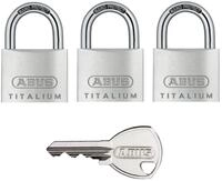ABUS Vorh&auml;ngeschloss ABUS Vorhangschl&ouml;sser 64TI/40 Triples Titalium