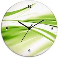 Artland Wanduhr Abstrakte Welle (wahlweise mit Quarz- oder Funkuhrwerk, lautlos...