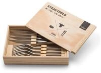 h&ouml;fats Grillbesteck-Set, (Besteckset 4 Personen, rostfreier Edelstahl, Steakbesteck