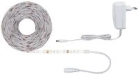 PAULMANN LED-Streifen "SimpLED Strip Set 5m 17W 230/12V DC Wei&szlig; Metall...