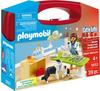 Playmobil® Konstruktionsspielsteine City Life Tierarztpraxis zum Mitnehmen