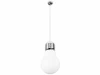 Spot-Light Pendelleuchte Bulb weißChrom Ø 28cm 1x 60 Watt, 28,00 cm, 145,00...