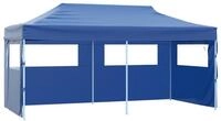 vidaXL Partyzelt, Pop-Up-Pavillon Faltbar Blau 3&times;6 m