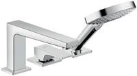 hansgrohe Wannenarmatur Metropol 3-Loch Einhebel-Wannenrandmischer f&uuml;r Secuflex