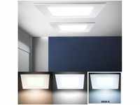 V-TAC 2er Set LED Einbau Decken Beleuchtung ALU Wohnraum Raster Tageslicht...