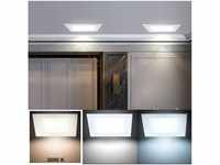 V-TAC 2er Set LED Decken Einbau Leuchten Gästezimmer Panel Strahler flach ALU...