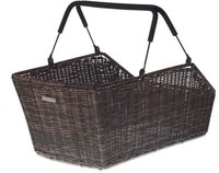 Basil Fahrradkorb Basil Cento Rattan Look Multi System Fahrradkorb hinten, abnehmbar,
