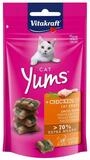 Vitakraft Cat Yums + Huhn & Katzengras 40 g, Snack f&uuml;r: Katze