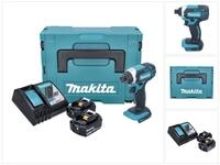 Makita Akku-Schlagschrauber DTD 152 RFJ Akku Schlagschrauber 1/4" 18V 165Nm + 2x
