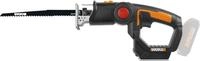 Worx Akku-Stichs&auml;ge WX550.9 Axis, Profi 2-in-1 Pendelhub Stich- & S&auml;bels&auml;ge,...