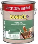 Bondex Holz&ouml;l Teak&ouml;l 3l, 3l Sondergebinde 20% mehr Inhalt