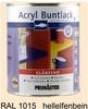 PRIMASTER Acryl Buntlack hellelfenbein glänzend 750 ml