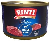 Rinti Singlefleisch Exclusive Ross Pur 185 g - 12 St&uuml;ck, Nassfutter f&uuml;r: Hund
