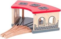 Hape Spielzeugeisenbahn-Geb&auml;ude Gro&szlig;er Lokschuppen