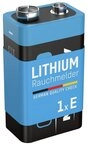 ANSMANN AG Rauchmelder Extrem Lithium Batterie 9V E-Block, 1 St&uuml;ck Batterie