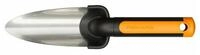Fiskars Blumenkelle Pflanzkelle Premium (schwarz/orange, 7cm)