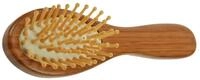 Fantasia Beauty Haarb&uuml;rste Haarb&uuml;rste, Bambus-Holz, Holzstifte mit Noppen, 18 x 5