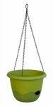 PLASTIA Blumentopf Mareta 25cm hell- /dunkelgr&uuml;n, 580091