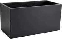 VIVANNO Pflanzk&uuml;bel Fiberglas MAXI Kasten - Anthrazit Matt (1 St), 60x30x30 cm