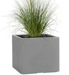 Pflanzwerk&reg; Pflanzk&uuml;bel CUBE Premium Fiberglas Blumenk&uuml;bel Frostbest&auml;ndig mit