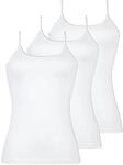 Achseltop NINA VON C. "3er Pack Damen Tr&auml;gerhemd Daily", Damen, Gr. 38, N-Gr,...