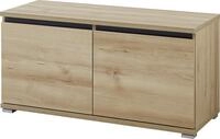 GERMANIA Schuhbank in braun, hellbraun mit 2 T&uuml;ren (BxHxT: 96x52x40 cm)