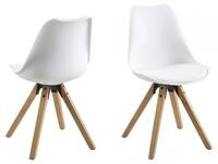 ACTONA GROUP Esszimmerstuhl Dian (Set, 2 St), Organisch geformter Sitz mit...