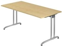 HAMMERBACHER Schreibtisch, Nussbaum 1600 x 800 mm