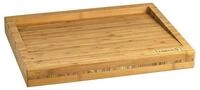 Lurch Schneidebrett Bambusbrett mit leichter Schr&auml;ge 40x30x4,5cm, Holz