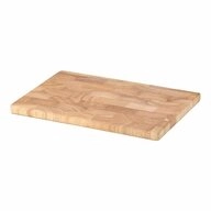 Continenta Schneidebrett Stirnholz Gummibaumholz 26 x 18 cm, Holz