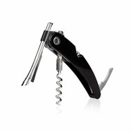 VACUVIN Korkenzieher Single Pull Kellnermesser, mit Folienschneider und...