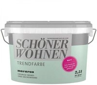 SCH&Ouml;NER WOHNEN FARBE Wandfarbe SW Trend Wandfarbe matt 2,5L macaron 6509