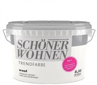 SCH&Ouml;NER WOHNEN FARBE Wandfarbe SW Trend Wandfarbe matt 2,5L Wool 9517