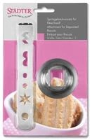 ST&Auml;DTER Ausstechform Spritzgeb&auml;ckvorsatz f&uuml;r Kitchenaid Gr. 5 &Oslash;, Edelstahl,...
