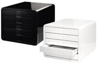 HAN Geldkassette Schubladenbox iBox 1551-12 wei&szlig;/wei&szlig; 5 Schubladen geschlossen