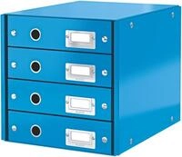 LEITZ Organizer Schubladenbox 4 F&auml;cher Karton blau