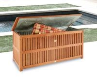 Garden Pleasure Auflagenbox, Eukalyptusholz, BxTxH: 130x55x58 cm