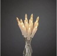 KONSTSMIDE LED-Lichterkette LED Mini-Lichterkette 20er warmwei&szlig; Kabel klar...