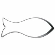 ST&Auml;DTER Ausstechform Fisch 9 cm, Edelstahl