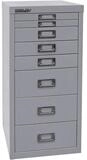 Bisley Beistellschrank MultiDrawer Schrank aus Stahl, 8 Schubladen, ohne...