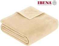 Wohndecke Luxus, IBENA, verschiedene Gr&ouml;&szlig;en, uni, Kuscheldecke, Premium, made...