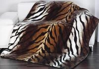 Wohndecke K&ouml;nigstiger, G&ouml;zze, Animalprint, Kuscheldecke
