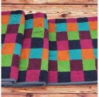 Caw&ouml; Home Handtuch Handtuch Karo 7047 &ndash; bunt, hochwertig, weich & saugstark,