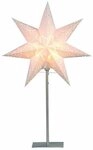 STAR TRADING LED Stern Star Sensy Tischlampe, 3D Papierstern, Wei&szlig;,...