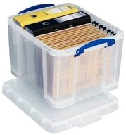 Really Useful Box Archivcontainer Box 35CCB Aufbewahrungsbox 35,0 l transparent...